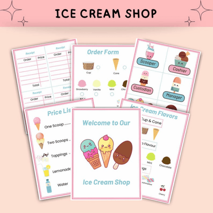 1,000+ Pretend Play & Sticker Bundle | Dramatic Play & Play Dough Mats