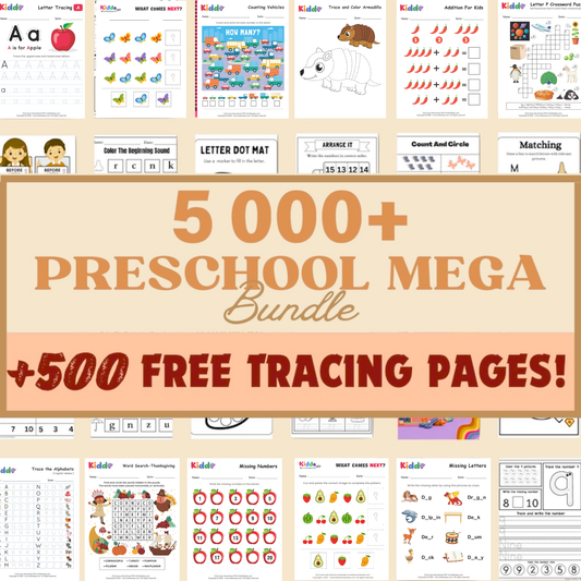 5,000+ Kinder & Preschool Mega Bundle | Ultimate Early Education Pack