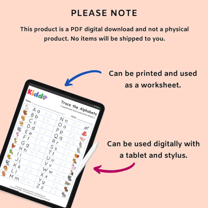 2,000+ Alphabet & Number Tracing Worksheets | Letter Recognition & Handwriting Practice