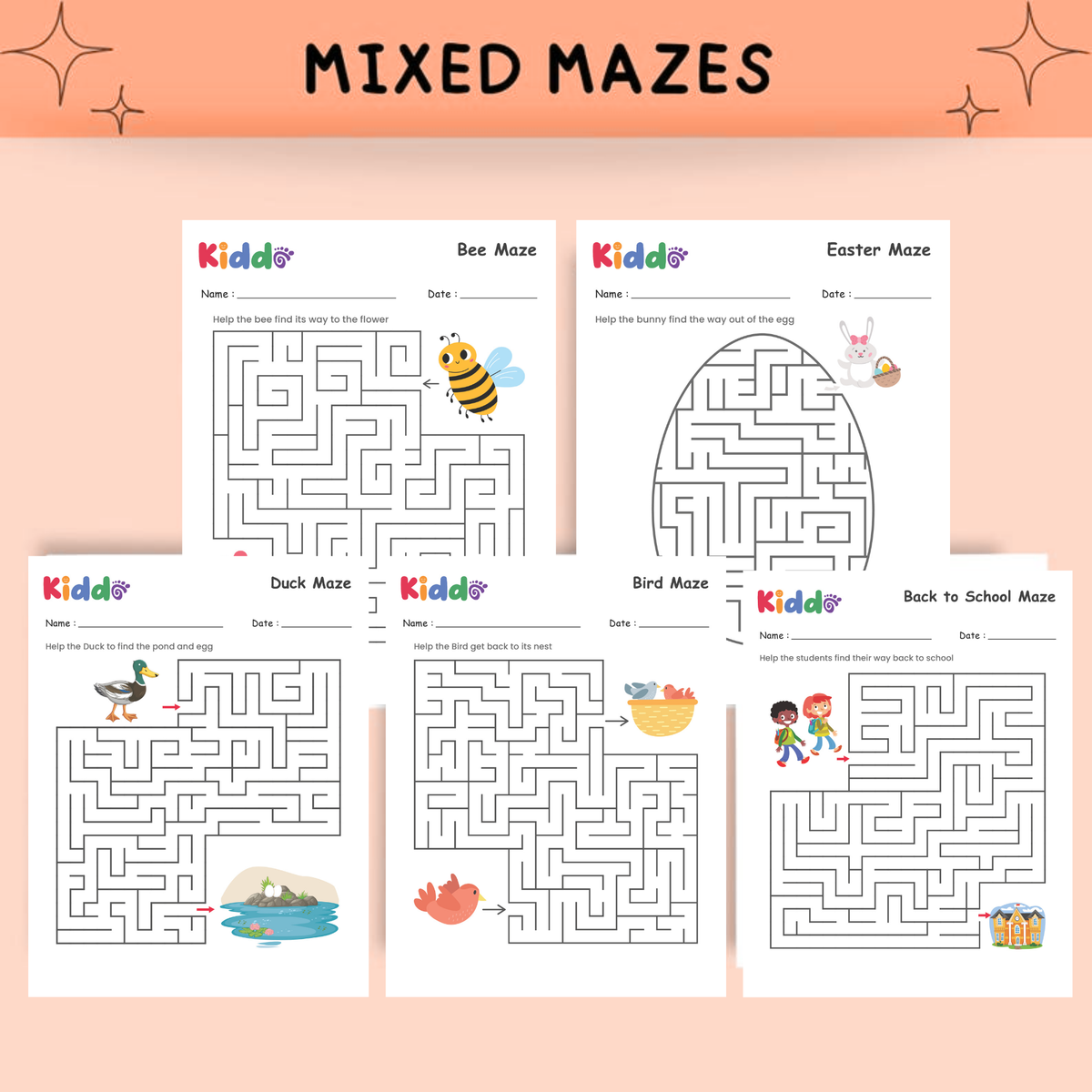 1,000+ Matching & Puzzle Worksheets | Brain Games & Logic Challenges