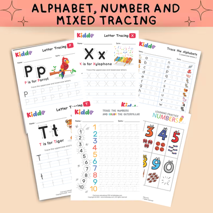 KIDDOSTEP Bundle: 60.000+ Preschool Learning Worksheets