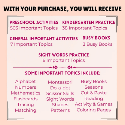 5,000+ Kinder & Preschool Mega Bundle | Ultimate Early Education Pack