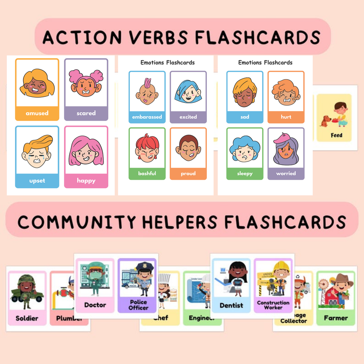 2,000+ Regular & Descriptive Flashcards | Visual Learning & Vocabulary Kit