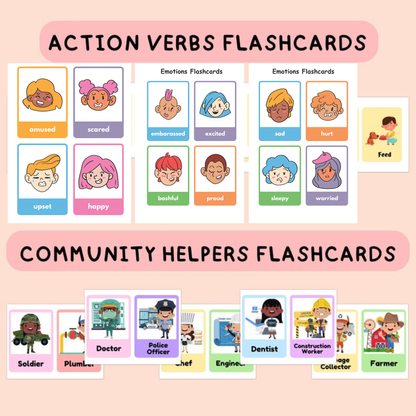 2,000+ Regular & Descriptive Flashcards | Visual Learning & Vocabulary Kit