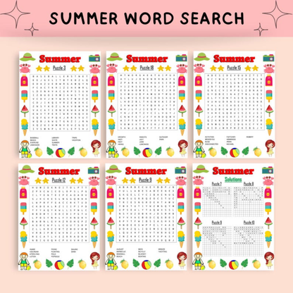 300+ Summer & Holiday Games | Seasonal Kids Activity Pack