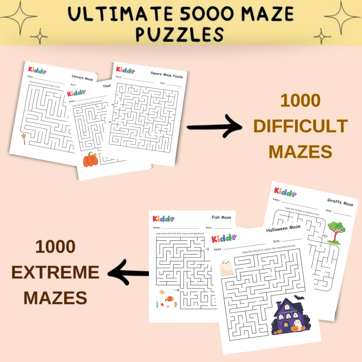 1,000+ Matching & Puzzle Worksheets | Brain Games & Logic Challenges