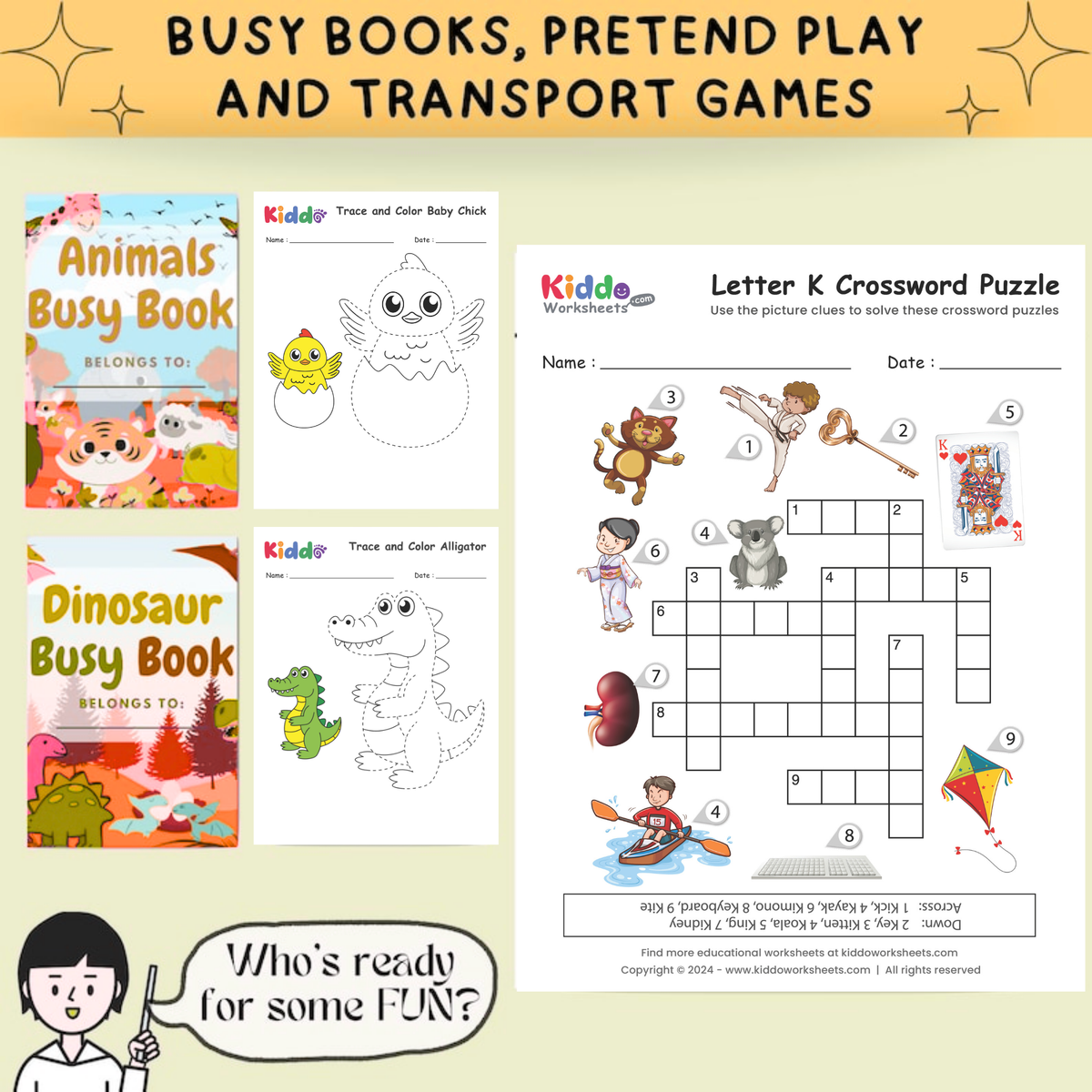 KIDDOSTEP Bundle: 60.000+ Preschool Learning Worksheets