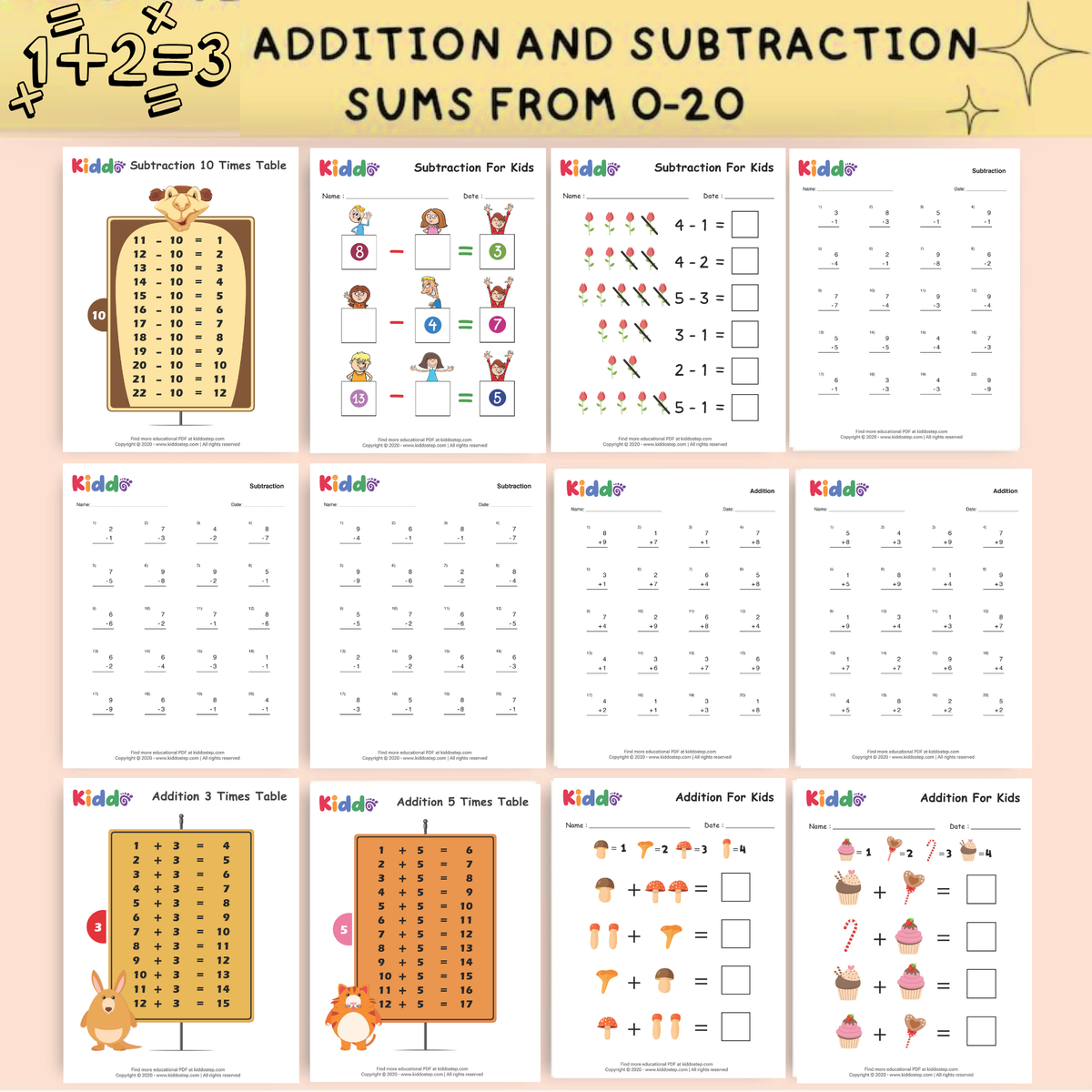 1,000+ Preschool Maths Mastery Pack | Counting & Early Numeracy Worksheets