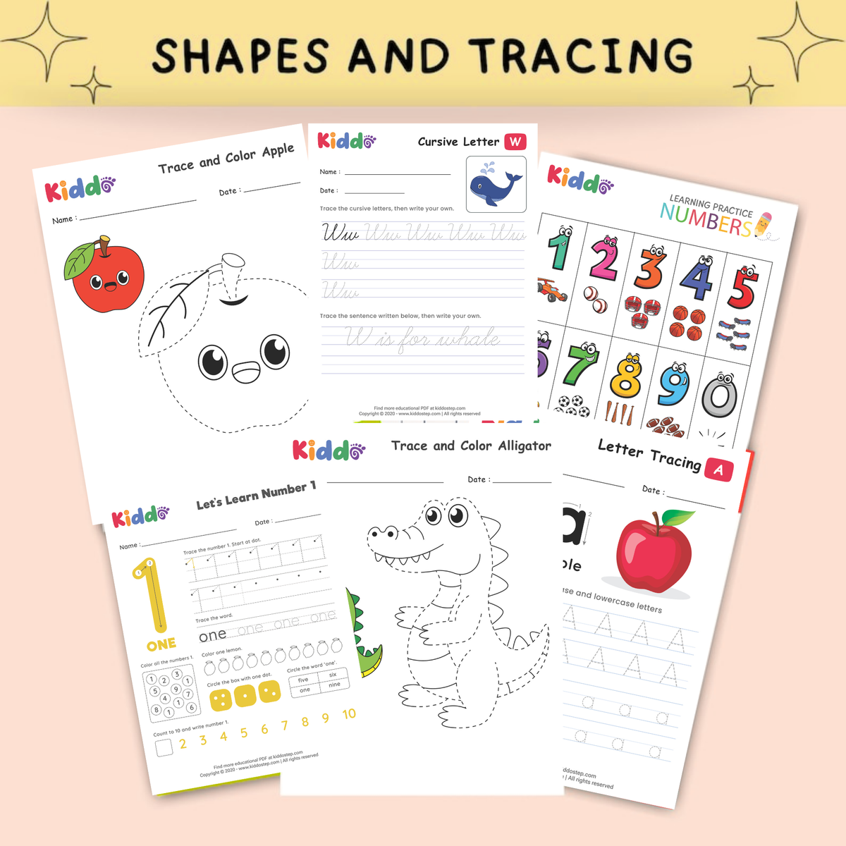 4,000+ Advanced Preschool Worksheets | Kindergarten Prep Learning Pack