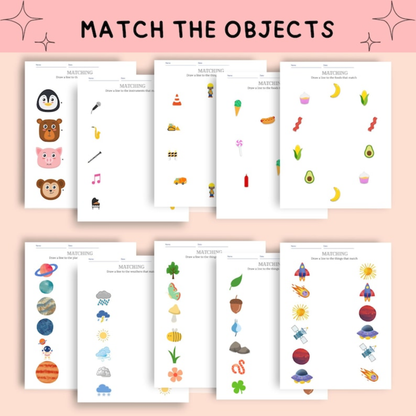 1,000+ Matching & Puzzle Worksheets | Brain Games & Logic Challenges