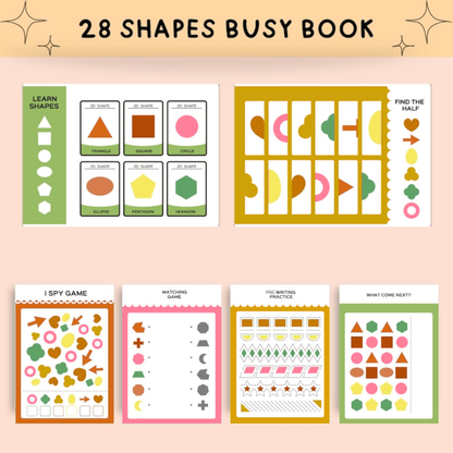 1,000+ Interactive Busy Book Bundle | Quiet Book Templates & Learning Binders