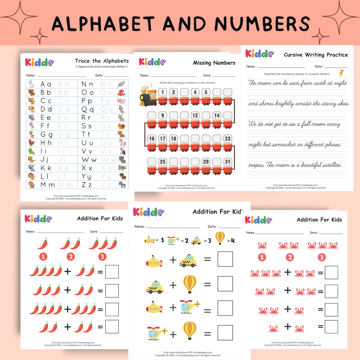 Preschool Mega Bundle: 11,000+ Learning Worksheets for Toddlers & Kindergarten