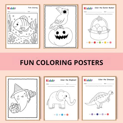 Mega Coloring Universe: 30,000+ Printable Coloring Pages for Kids (Animals, Cartoons, Vehicles)