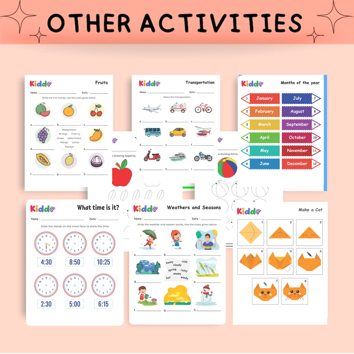 4,000+ Advanced Preschool Worksheets | Kindergarten Prep Learning Pack