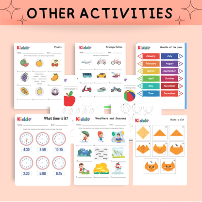 4,000+ Advanced Preschool Worksheets | Kindergarten Prep Learning Pack
