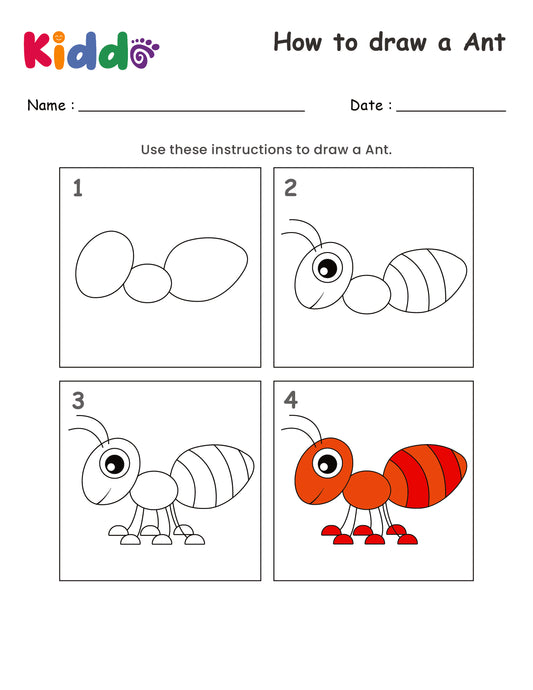 100+ Printable Step by Step Drawing Worksheets